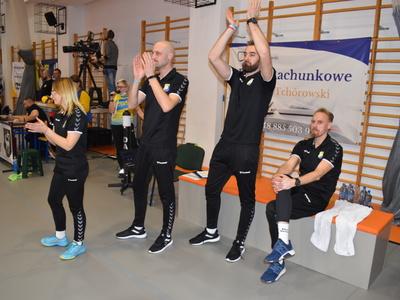Mecz piłki siatkowej STS Olimpia Sulęcin - MKS Będzin.