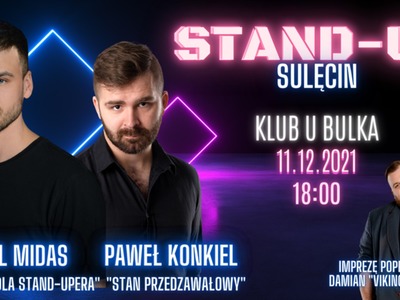 Sulęciński Ośrodek Kultury zaprasza na stand-up w wykonaniu świetnych komików!