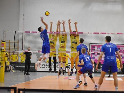 Mecz piłki siatkowej STS Olimpia-SMS PZPS Spała.