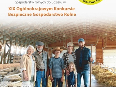 Konkurs Bezpieczne Gospodarstwo Rolne