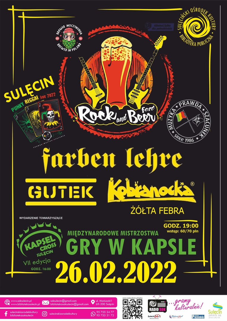 Rock and Beer Fest oraz Punky Reggae live 2022! 