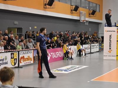 Mecz piłki siatkowej STS Olimpia - SPS Chrobry Głogów.
