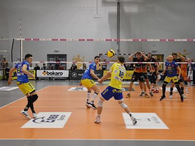 Mecz piłki siatkowej STS Olimpia - SPS Chrobry Głogów.