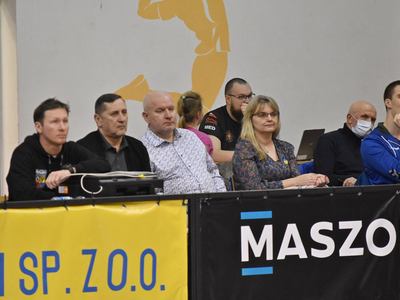 Mecz piłki siatkowej STS Olimpia - SPS Chrobry Głogów.