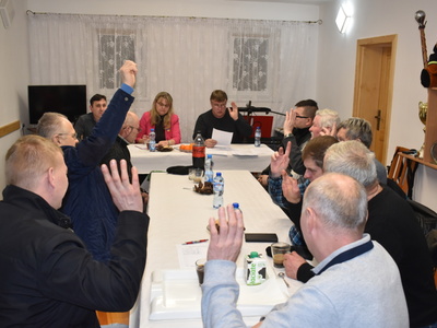 Zebranie sprawozdawcze OSP w Grochowie.