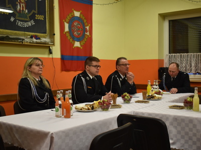 Zebranie sprawozdawcze OSP w Trzebowie.