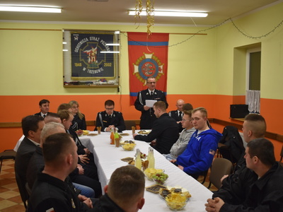Zebranie sprawozdawcze OSP w Trzebowie.