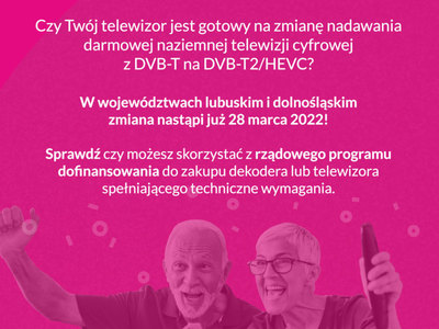 Zmiana sposobu nadawania naziemnej telewizji cyfrowej staje się faktem