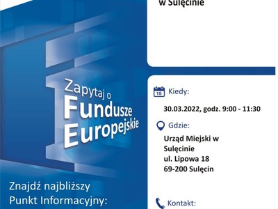 Mobilny Punkt Informacyjny w Sulęcinie i Lubniewicach