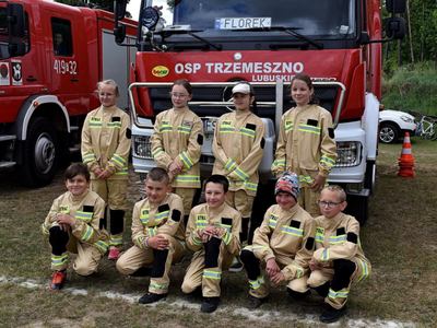 Zawody sportowo-pożarnicze w Trzemesznie Lubuskim. 