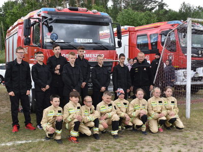 Zawody sportowo-pożarnicze w Trzemesznie Lubuskim. 
