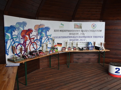 Zakończenie zjazdu cyklistów.