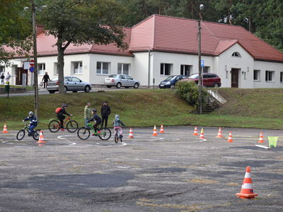Zakończenie zjazdu cyklistów.