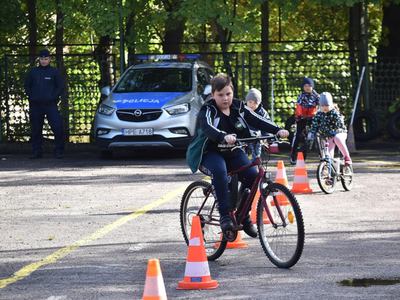 Zakończenie zjazdu cyklistów.