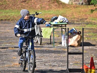 Zakończenie zjazdu cyklistów.
