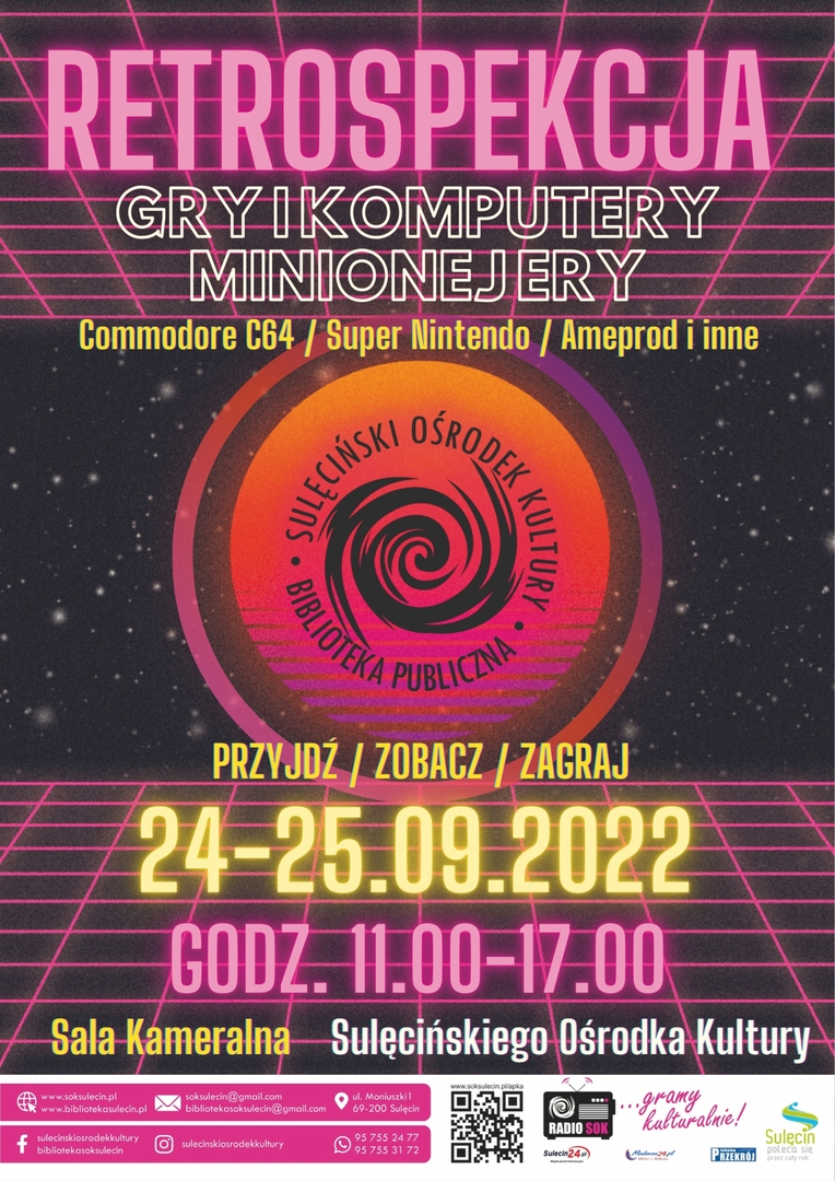 RETROSPEKCJA - zapraszamy w weekend do Sulęcińskiego Ośrodka Kultury