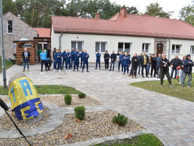 Tablica pamięci Romka Sobczyka.