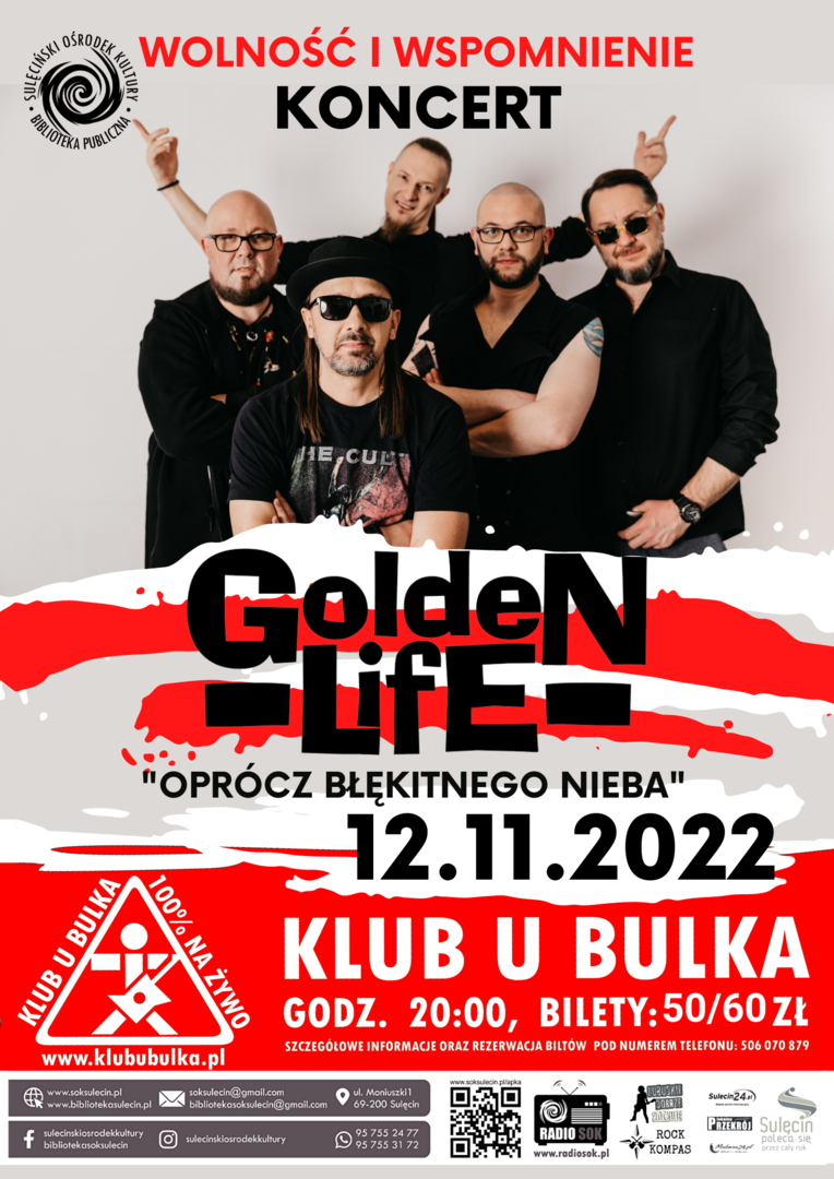 GOLDEN LIFE - koncert w Klubie u Bulka
