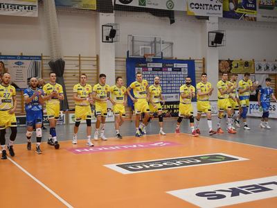 Mecz piłki siatkowej STS Olimpia Sulęcin- AZS AGH Kraków.