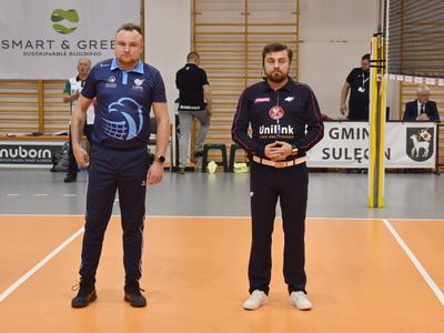 Mecz piłki siatkowej STS Olimpia Sulęcin- AZS AGH Kraków.