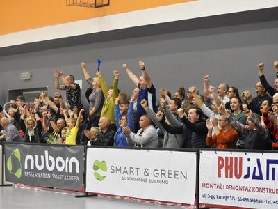 Mecz piłki siatkowej STS Olimpia Sulęcin- AZS AGH Kraków.