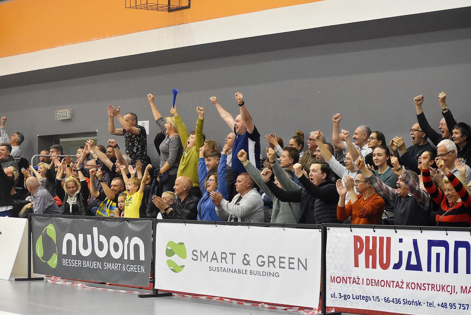 Mecz piłki siatkowej STS Olimpia Sulęcin- AZS AGH Kraków.