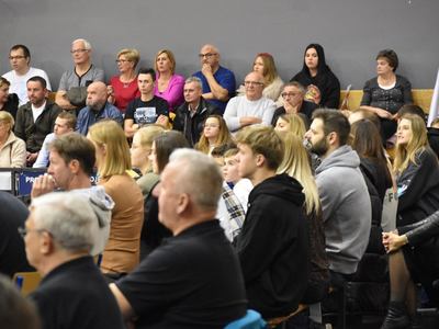Mecz piłki siatkowej STS Olimpia Sulęcin-SPS Chrobry Głogów.