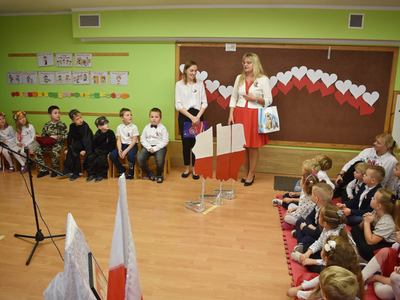 Obchody święta niepodległości w przedszkolu nr 2.