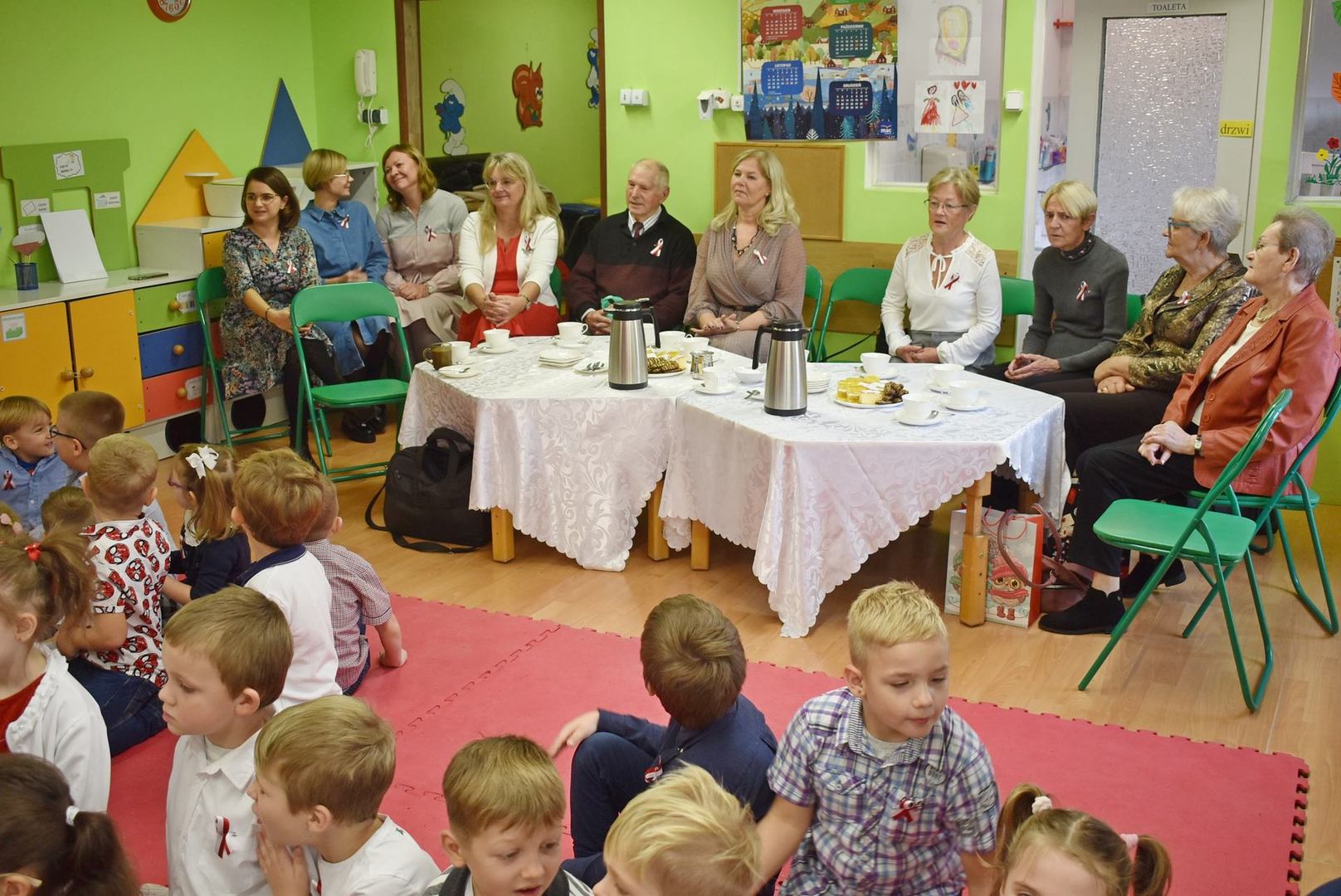 Obchody święta niepodległości w przedszkolu nr 2.