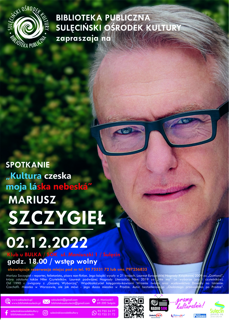 Spotkanie autorskie z Mariuszem Szczygłem