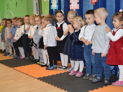 Pasowanie na przedszkolaków w przedszkolu nr 2.