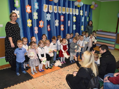 Pasowanie na przedszkolaków w przedszkolu nr 2.