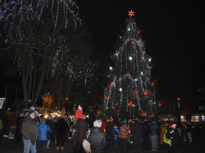 Mikołajki w rynku.