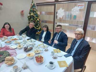 Spotkanie wigilijne w Środowiskowym Domu Samopomocy