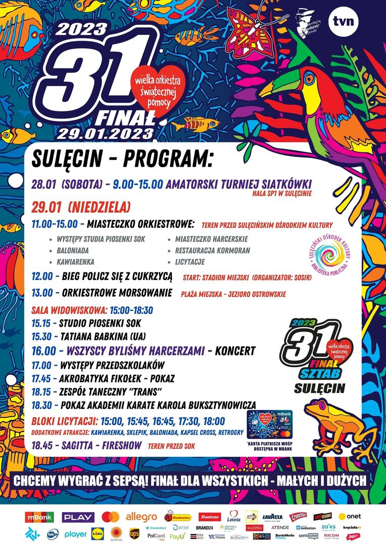 31.Finał WOŚP w Sulęcinie
