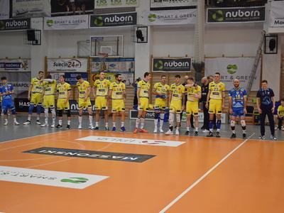 Mecz piłki siatkowej STS Olimpia-Astra Nowa Sól. 