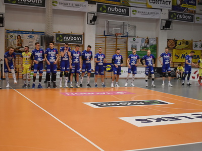 Mecz piłki siatkowej STS Olimpia-Astra Nowa Sól. 