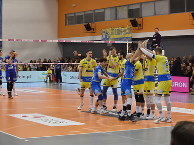 Mecz piłki siatkowej STS Olimpia-Astra Nowa Sól. 