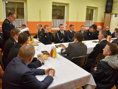 Zebranie sprawozdawcze OSP w Trzebowie.