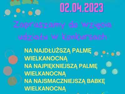 Plakat konkursowy.