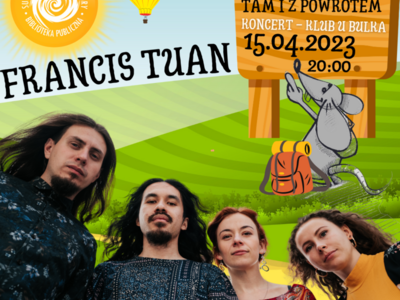 Plakat festiwalu "Tam i z powrotem"