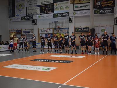 Mecz piłki siatkowej STS Olimpia Sulęcin - MKS Będzin.