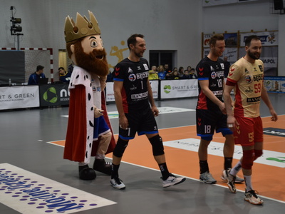 Mecz piłki siatkowej STS Olimpia Sulęcin - MKS Będzin.