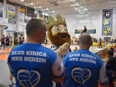 Mecz piłki siatkowej STS Olimpia Sulęcin - MKS Będzin.