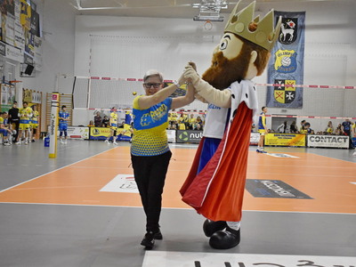 Mecz piłki siatkowej STS Olimpia Sulęcin - MKS Będzin.