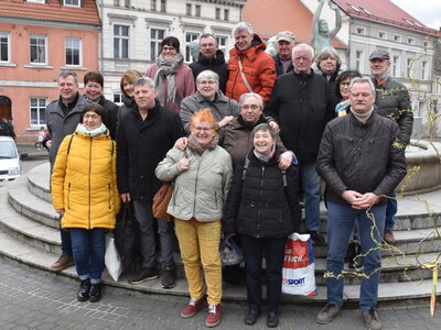 XIII Polsko-Niemiecki Jarmark Koguci w Sulęcinie.
Mieszkańcy partnerskiego miasta Friedland.
