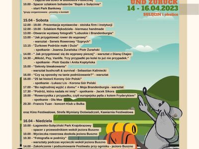 Plakat Festiwalu "Tam i z powrotem"