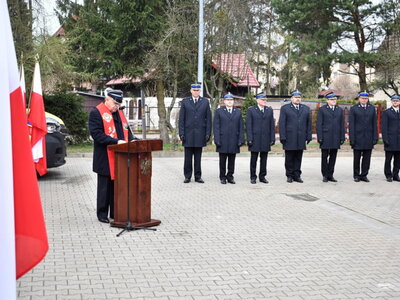 Uroczystość w Komendzie Powiatowej PSP w Sulęcinie.