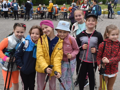 XII Polsko-Niemiecki Nordic Walking w Sulęcinie. Uczestnicy rajdu.