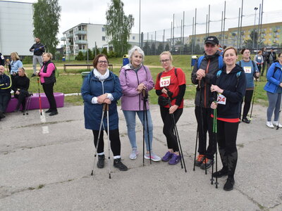 XII Polsko-Niemiecki Nordic Walking w Sulęcinie. Uczestnicy rajdu.